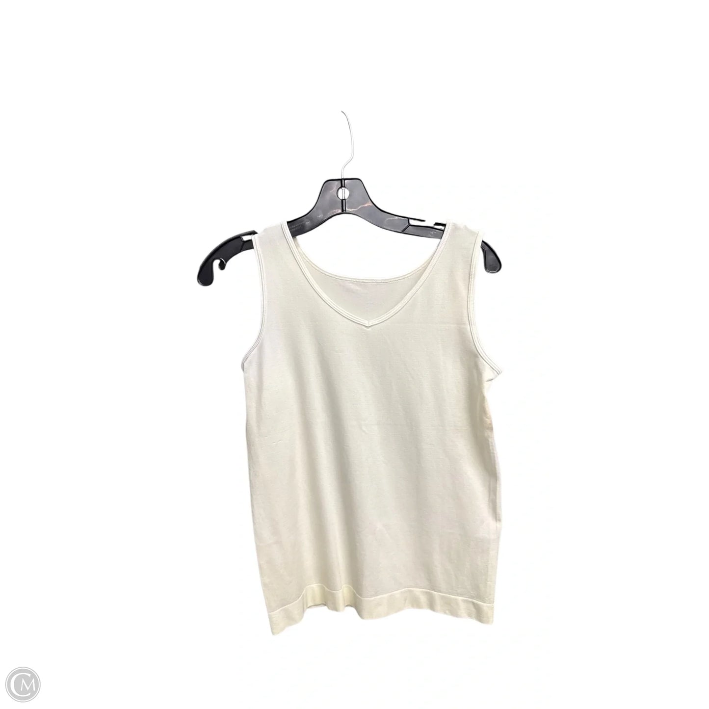 Top Sleeveless By Chicos In Cream, Size: S