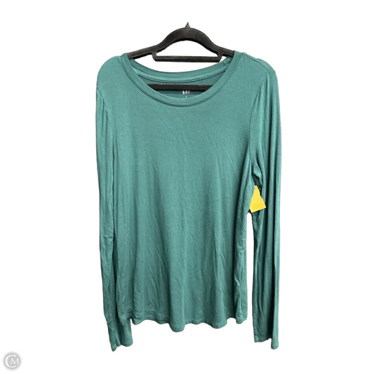 Top Long Sleeve Basic By Gap In Green, Size: S