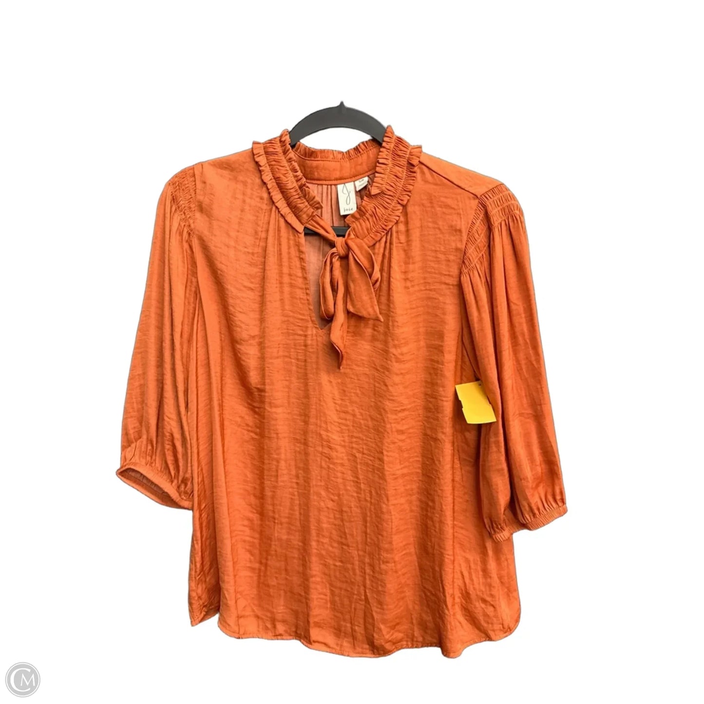 Top Short Sleeve By Joie In Orange, Size: S