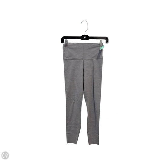 Athletic Leggings By Nike In Grey, Size: S