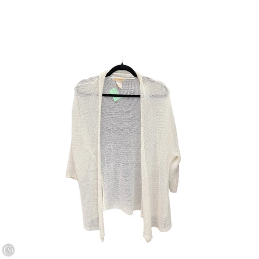 Cardigan By Clothes Mentor In Cream, Size: L