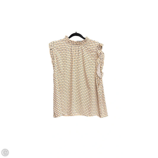 Top Sleeveless By Ann Taylor In Floral Print, Size: L