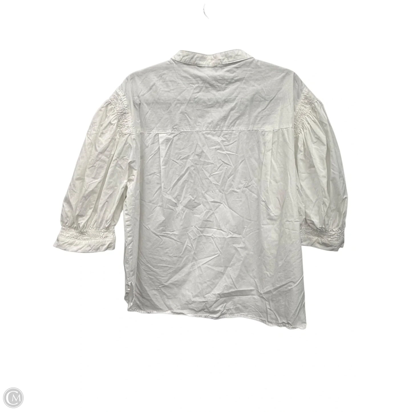 Top Short Sleeve By Pinch In White, Size: Xl