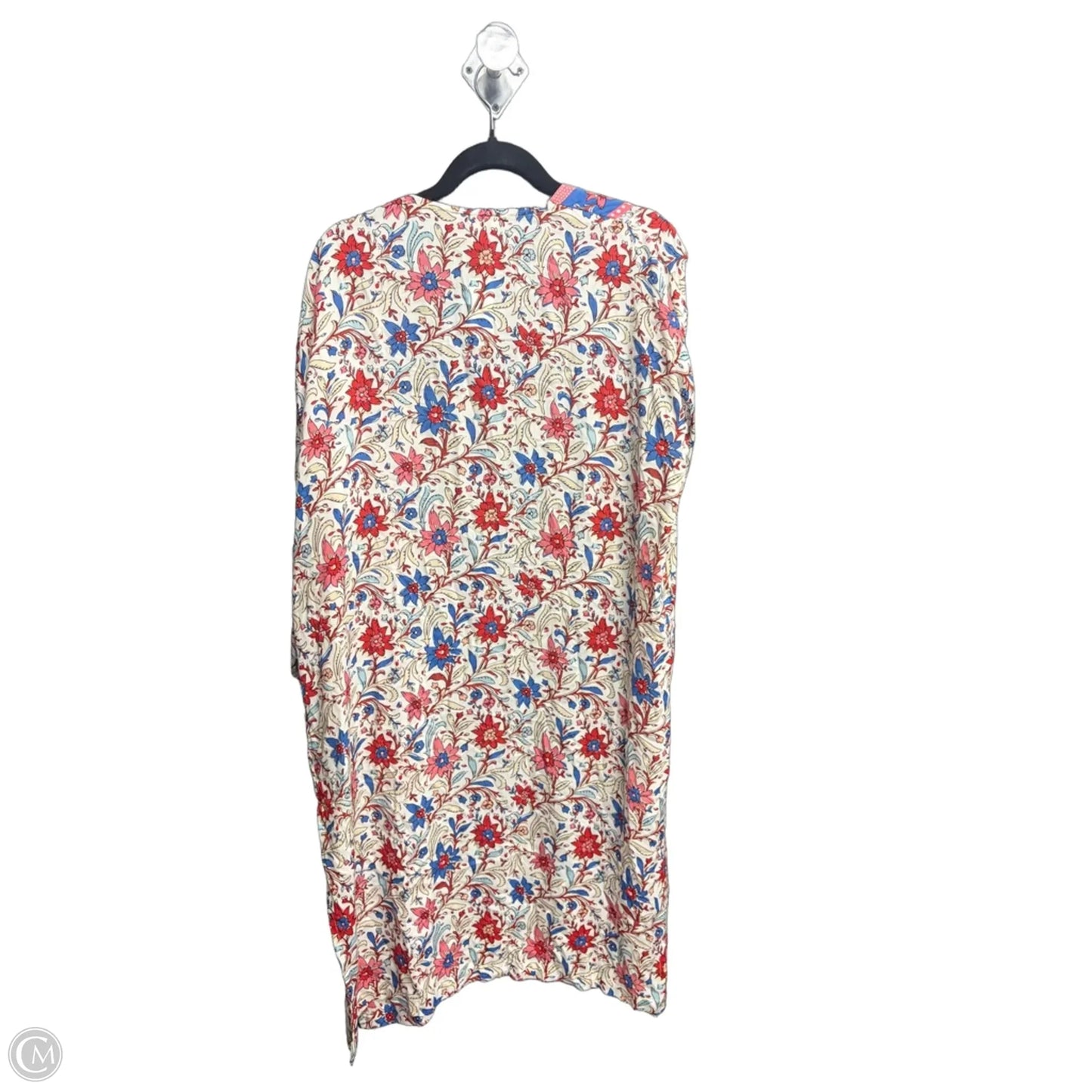Kimono By Loft In Floral Print, Size: S
