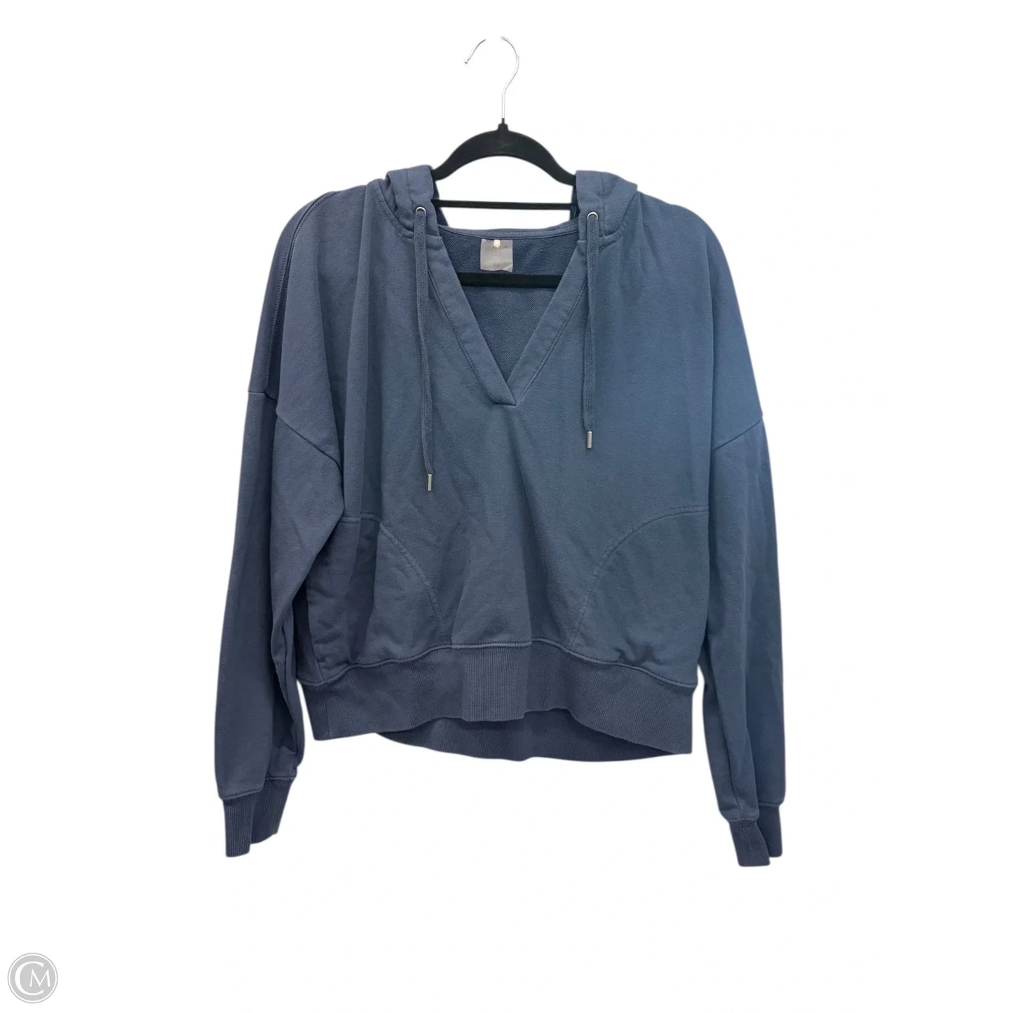 Sweatshirt Hoodie By Calia In Blue, Size: M