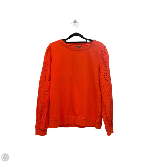 Top Long Sleeve By Talbots In Orange, Size: M