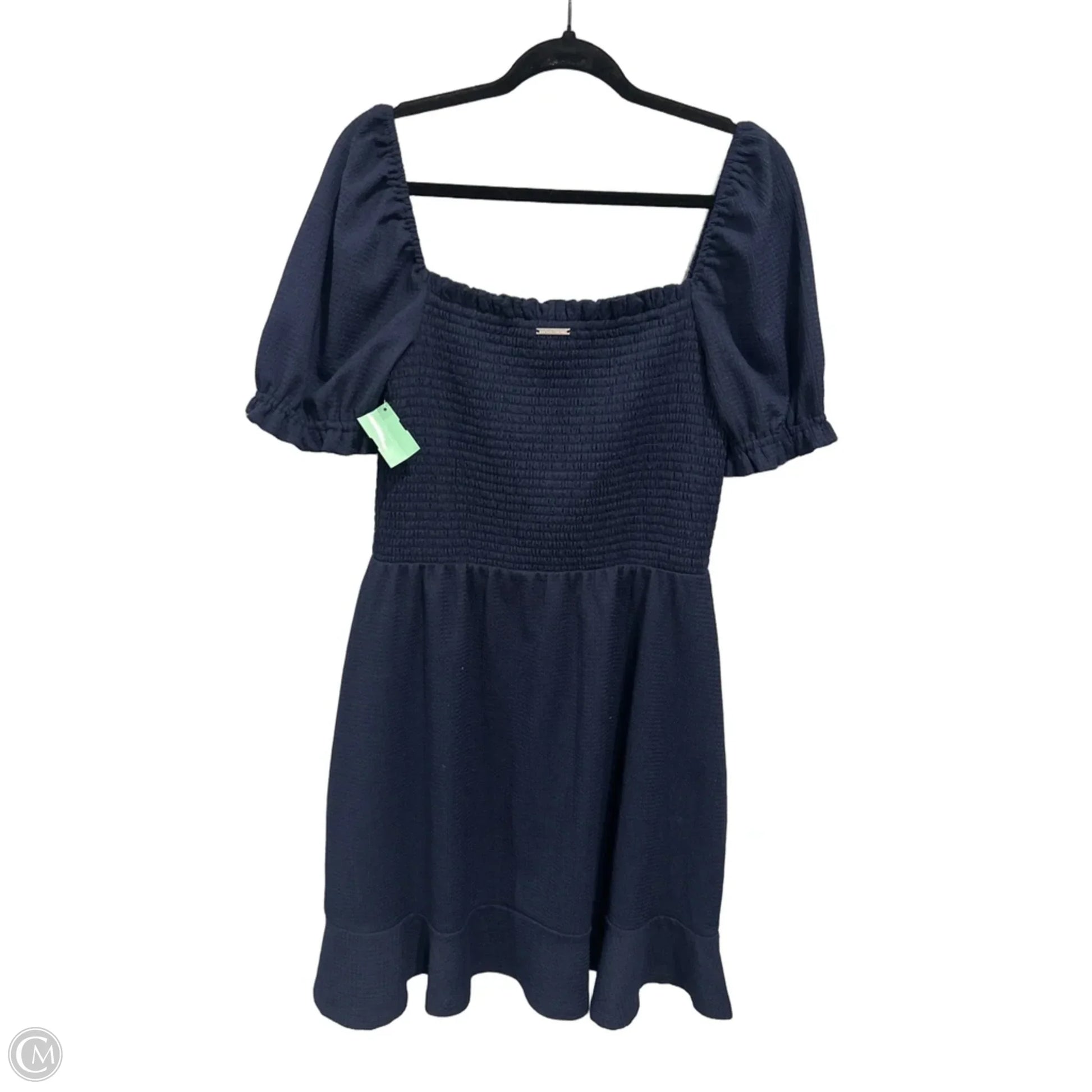 michael kors navy blue and white dress MICHAEL Michael Kors Navy Blue and White Floral Tassel Dress Size XL womens nwot