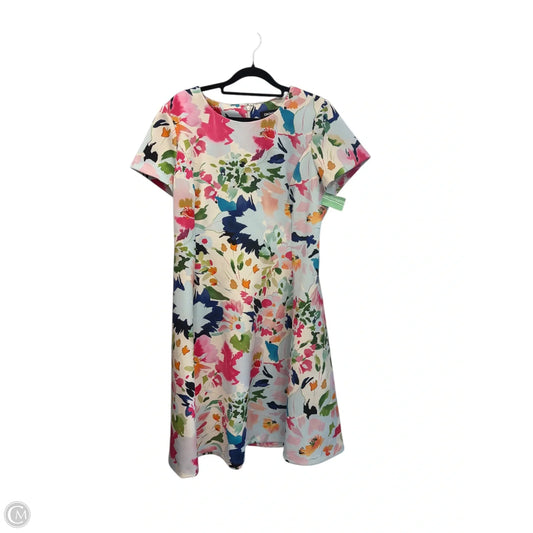 Dress Casual Short By Dkny In Floral Print, Size: 12