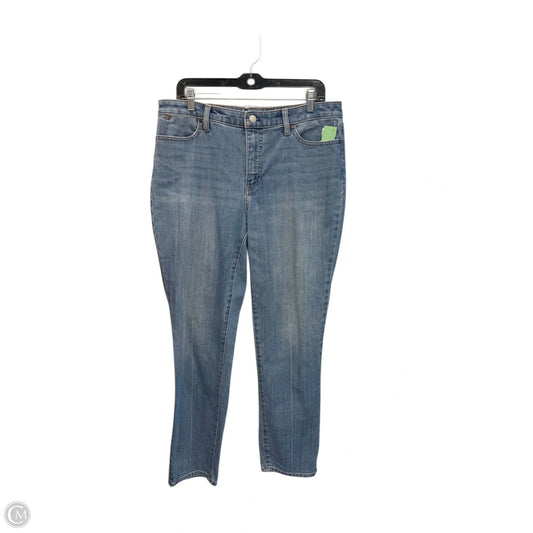 Jeans Skinny By Talbots In Blue Denim, Size: 12