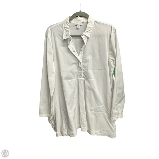 Tunic Long Sleeve By J. Jill In White, Size: M