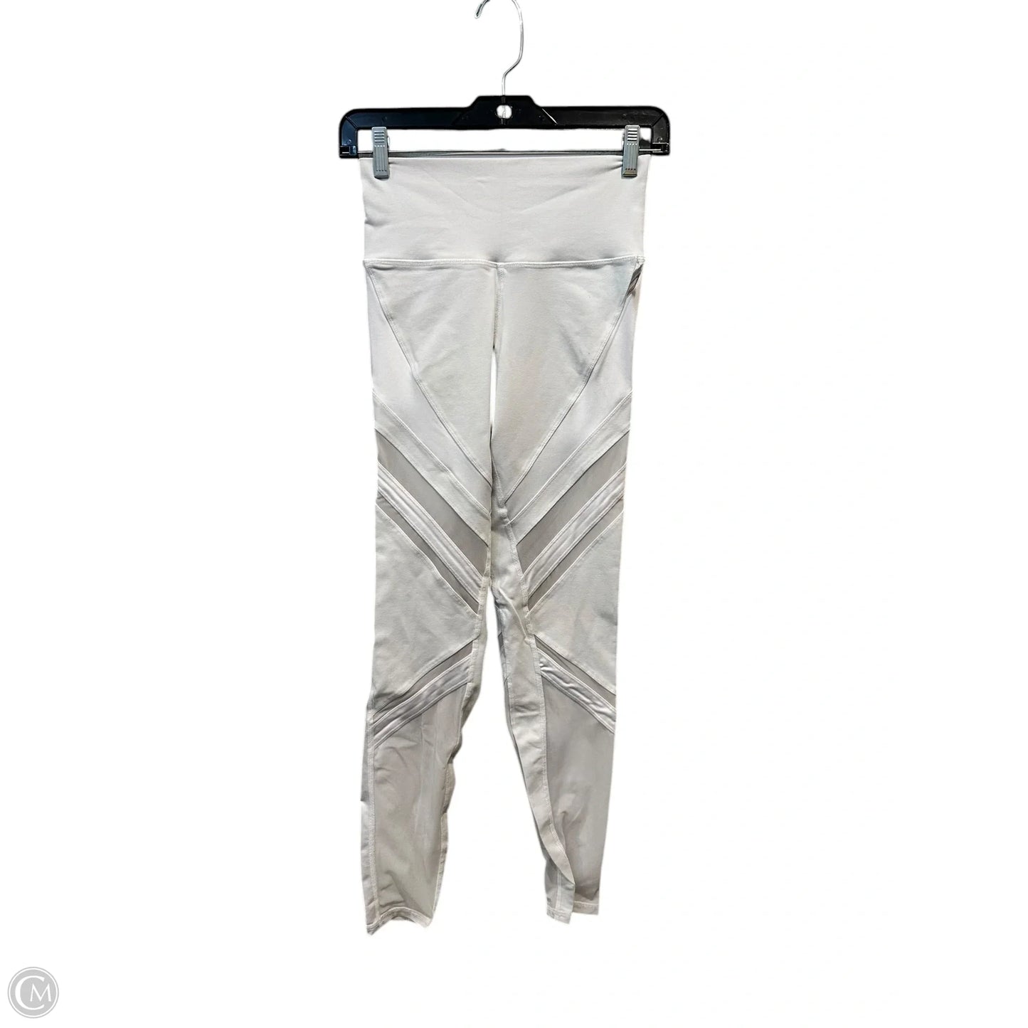 Athletic Leggings By Alo In White, Size: S