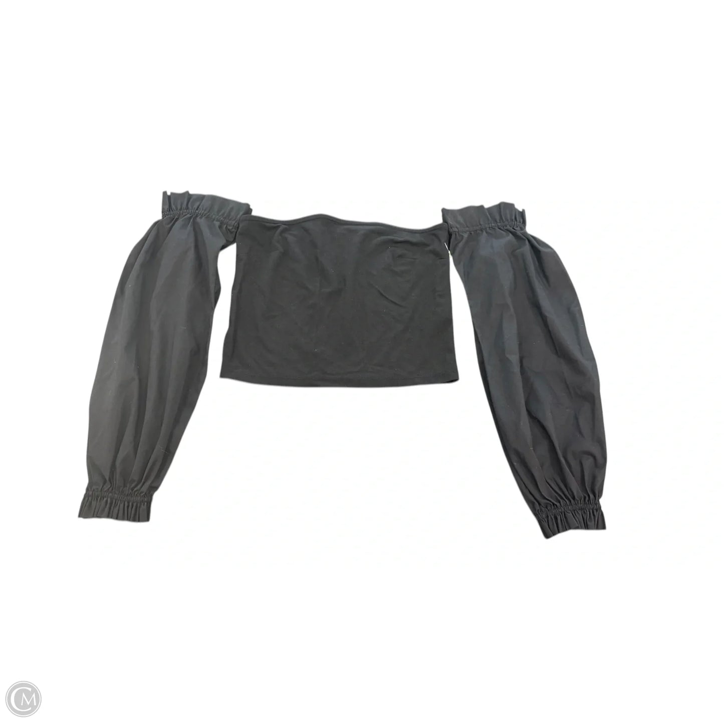 Top Long Sleeve By Anthropologie In Black, Size: S