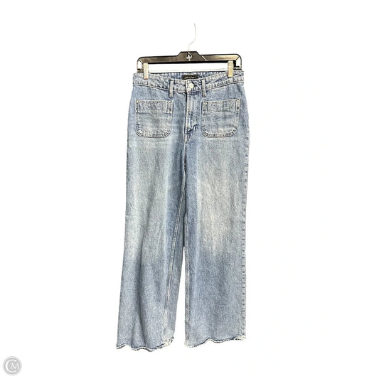 Jeans Wide Leg By Free Assembly In Blue Denim, Size: 6