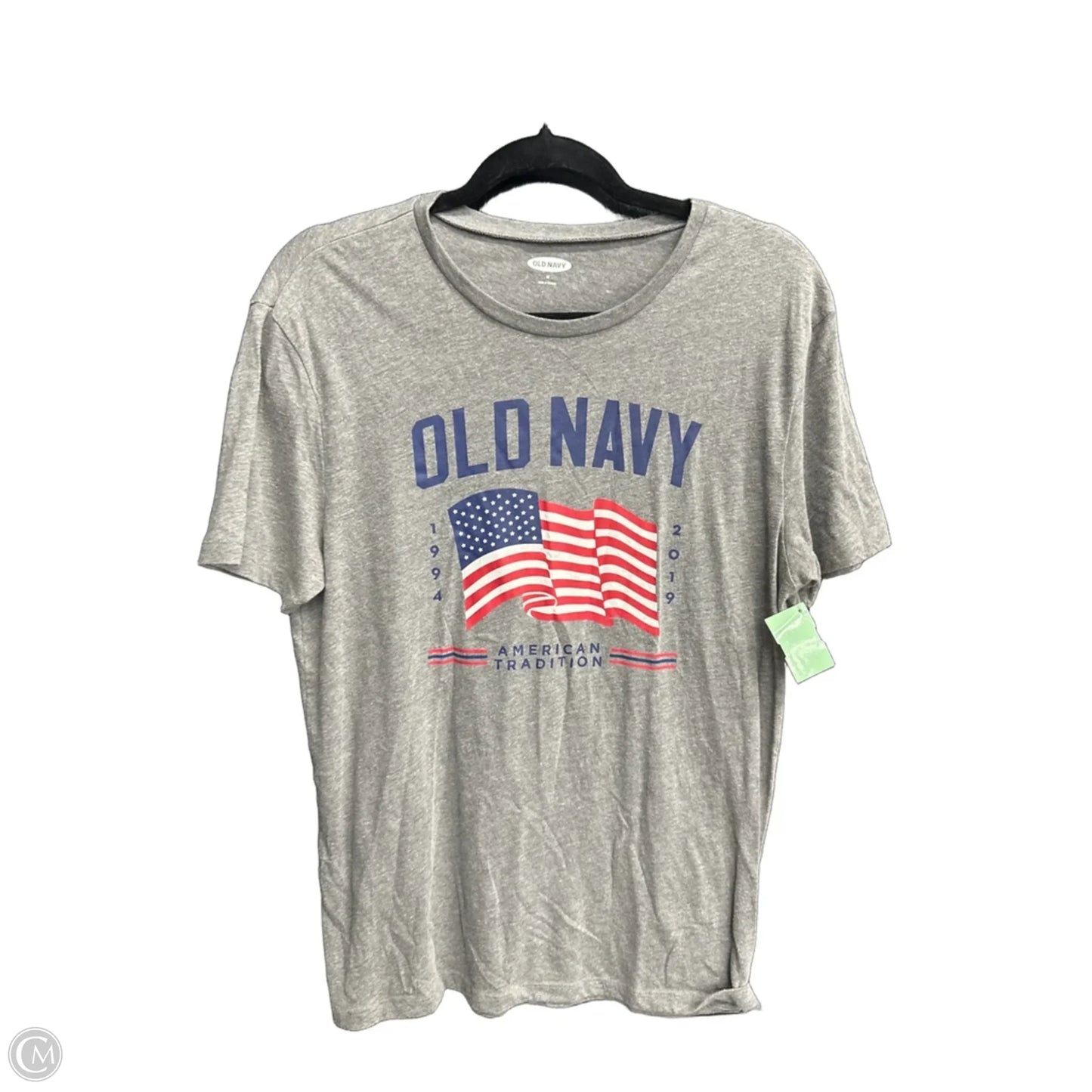Top Short Sleeve By Old Navy In Grey, Size: M