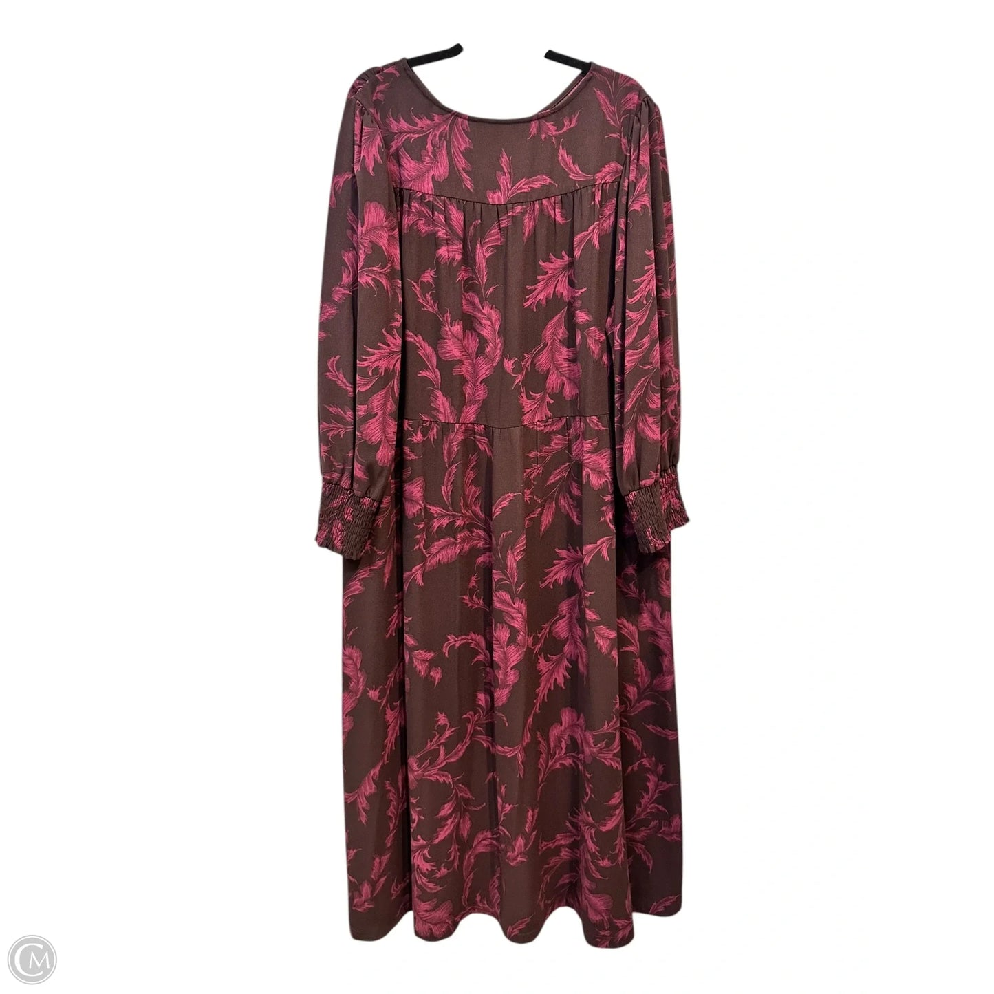 Dress Casual Maxi By Soft Surroundings In Black & Purple, Size: 2x