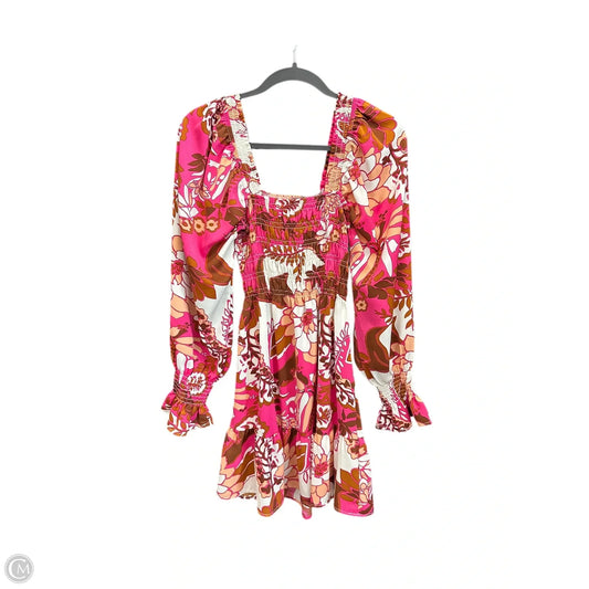 Dress Casual Short By Clothes Mentor In Floral Print, Size: Xs