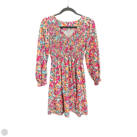 Dress Casual Short By Clothes Mentor In Floral Print, Size: S