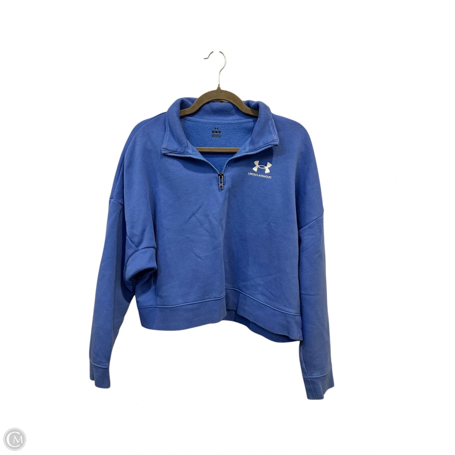 Sweatshirt Collar By Under Armour In Blue, Size: M