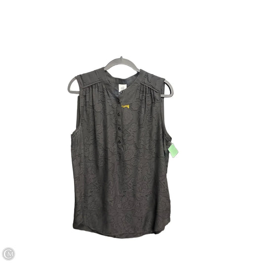 Top Sleeveless By Cabi In Black, Size: L