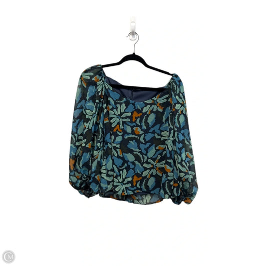 Top Long Sleeve By Lascana In Floral Print, Size: M