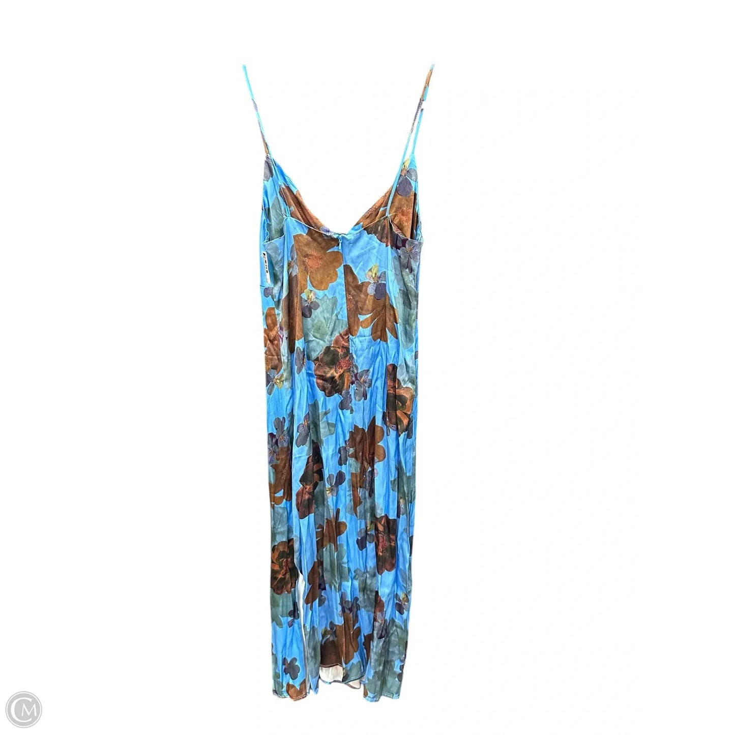 Dress Casual Midi By Top Shop In Floral Print, Size: M