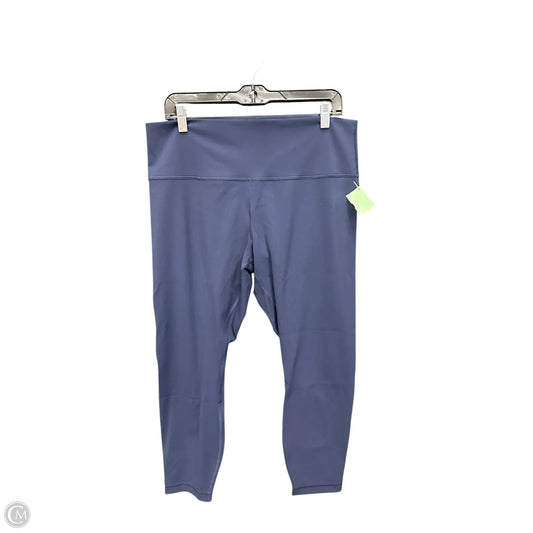 Athletic Leggings By Lululemon In Navy, Size: 16