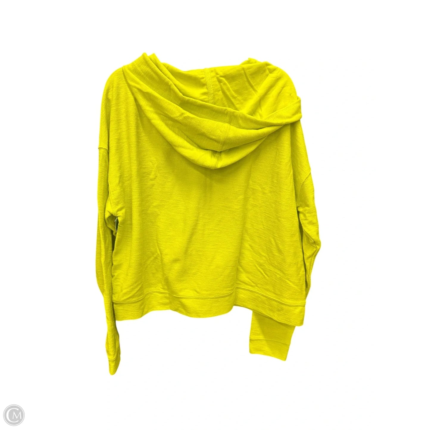 Sweatshirt Hoodie By Old Navy In Yellow, Size: L