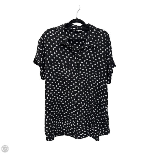 Top Short Sleeve By Beachlunchlounge In Floral Print, Size: L