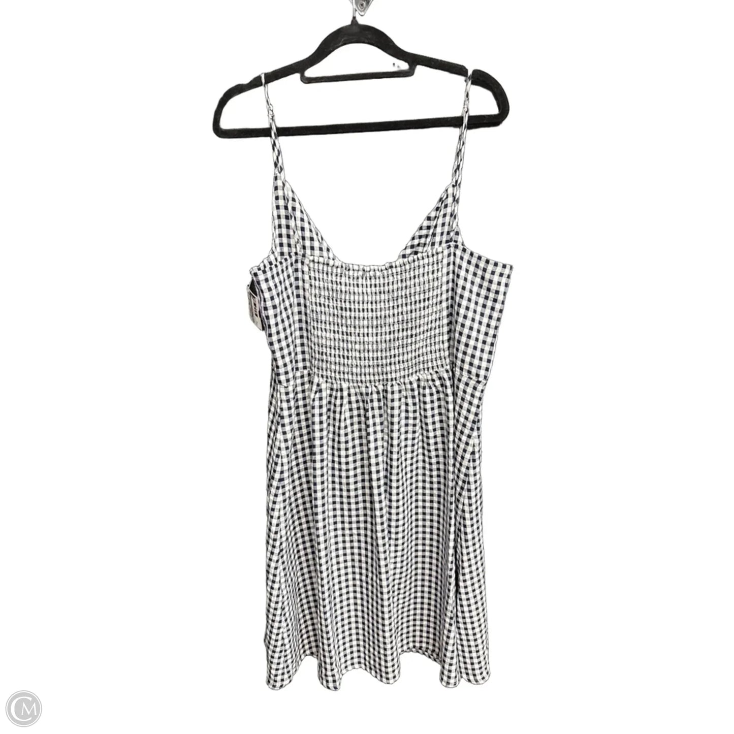 Dress Casual Short By Loft In Checkered Pattern, Size: Xl