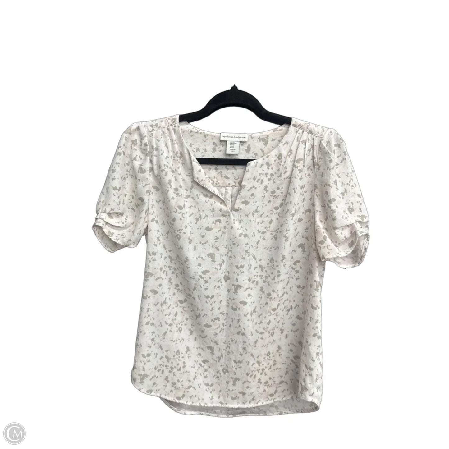 Top Short Sleeve By Cupcakes And Cashmere In Pink, Size: Xs