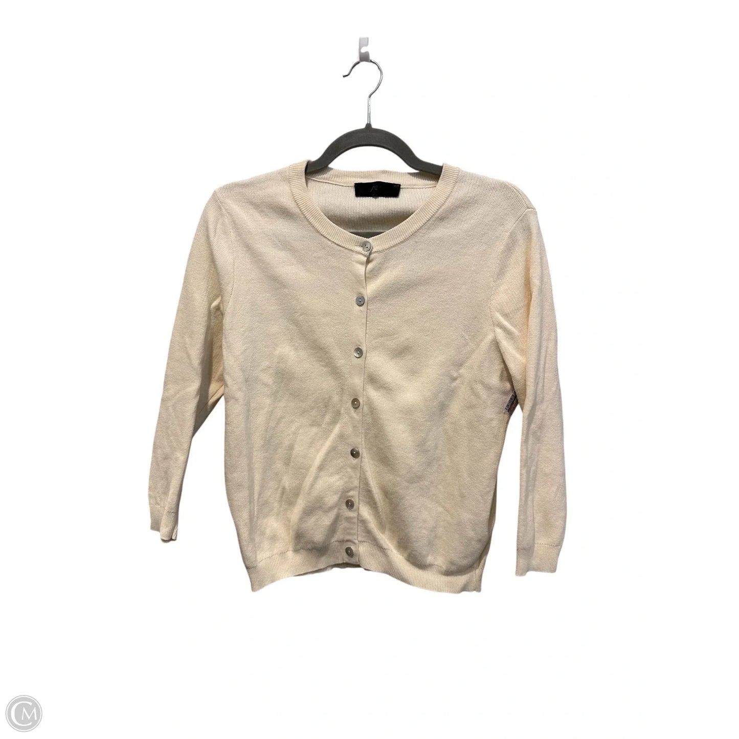 Cardigan By Zara In Cream, Size: Xs