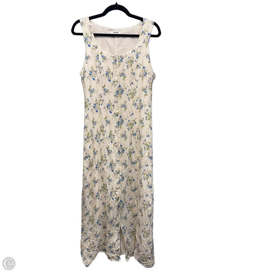Dress Casual Maxi By Clothes Mentor In Floral Print, Size: L