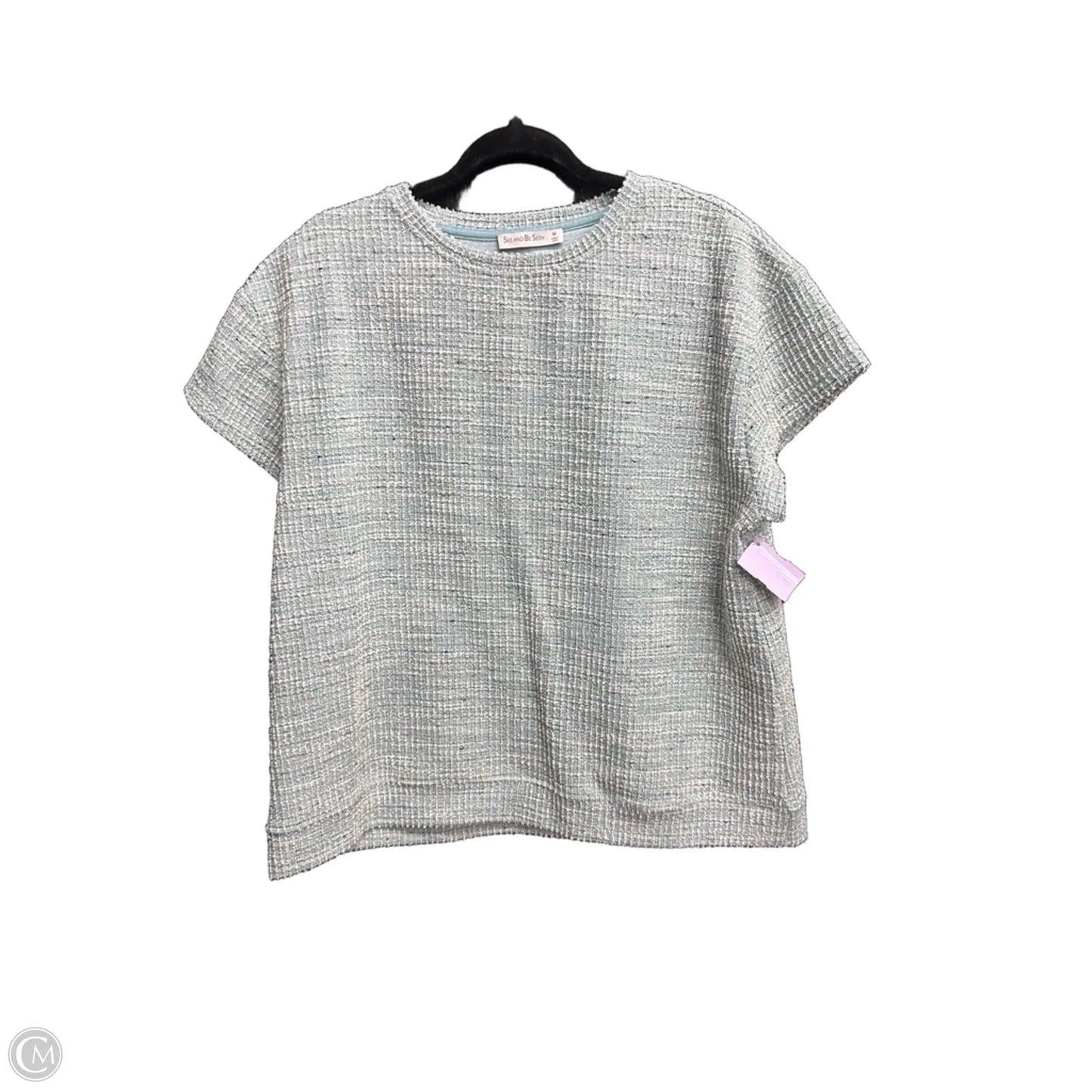 Top Short Sleeve By See And Be Seen In Blue, Size: M