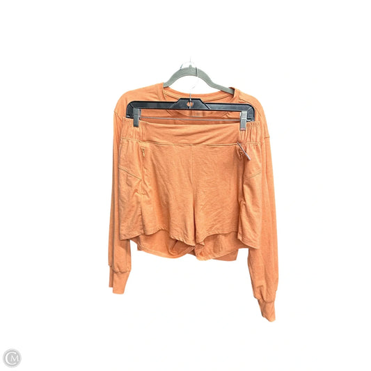 Shorts Set By Freely In Orange, Size: M