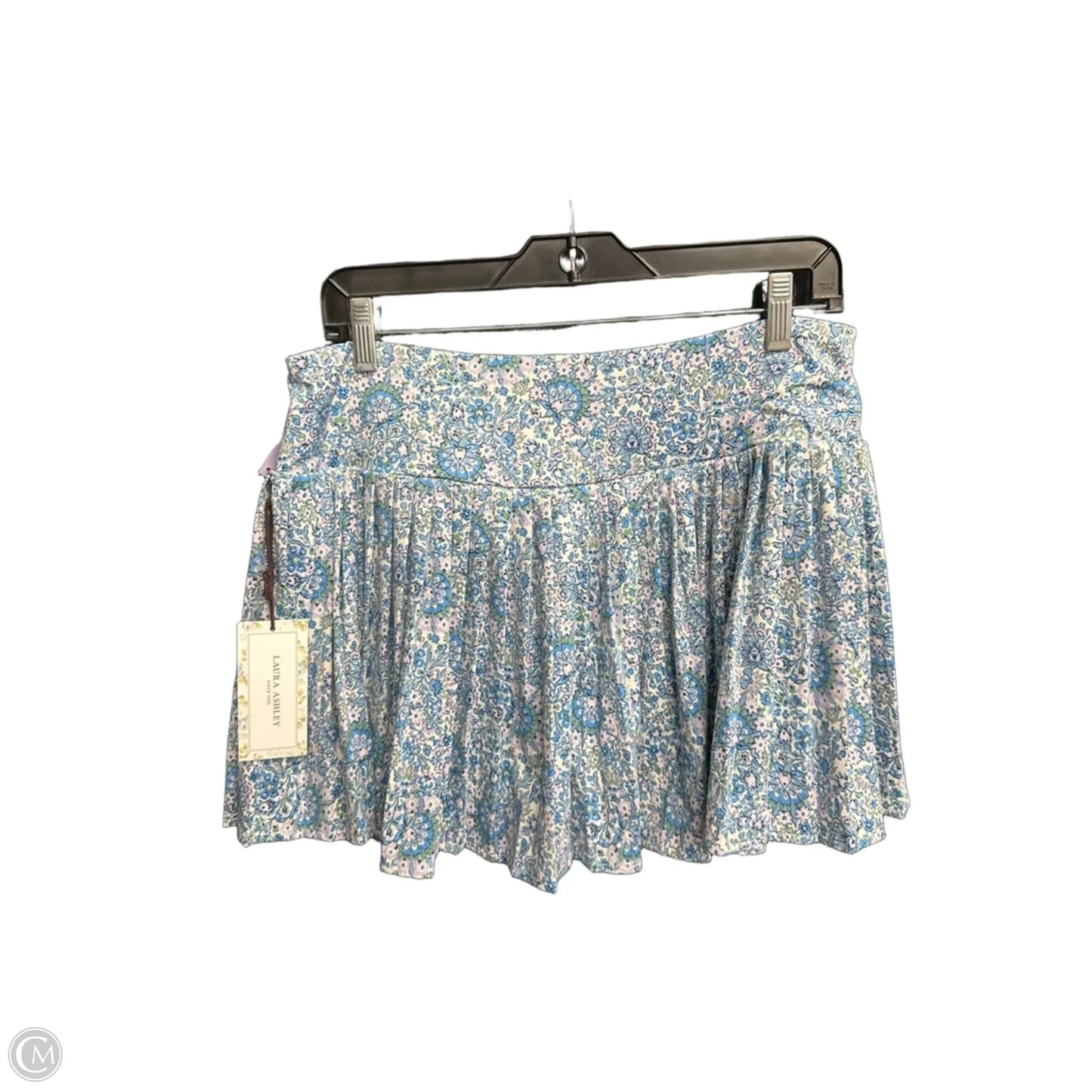 Athletic Skirt By Laura Ashley In Floral Print, Size: Xl