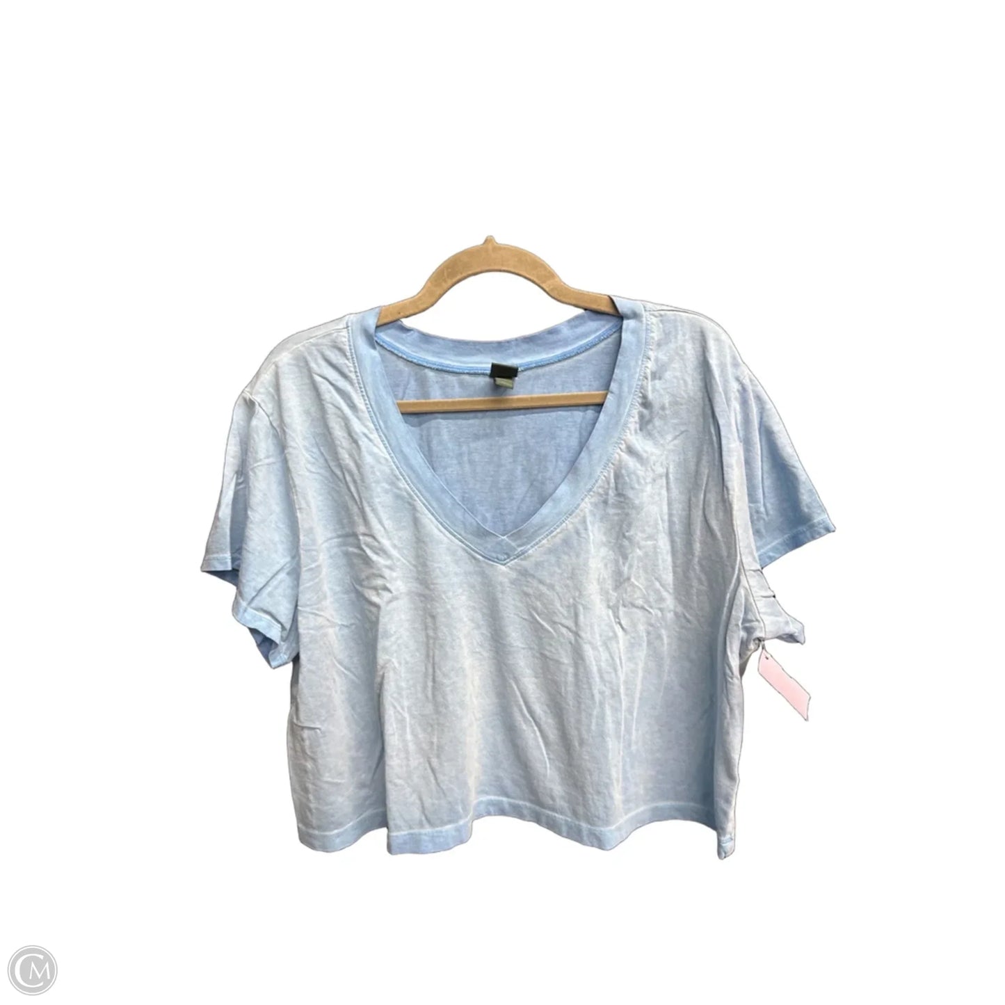 Top Short Sleeve Basic By Wild Fable In Blue, Size: 2x