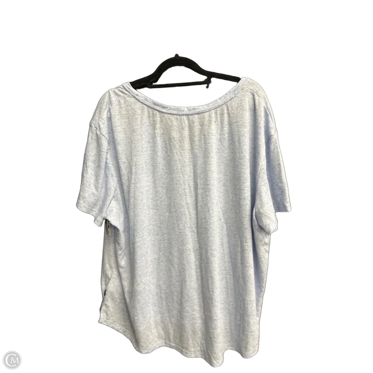 Top Short Sleeve Basic By Gap In Blue, Size: 2x