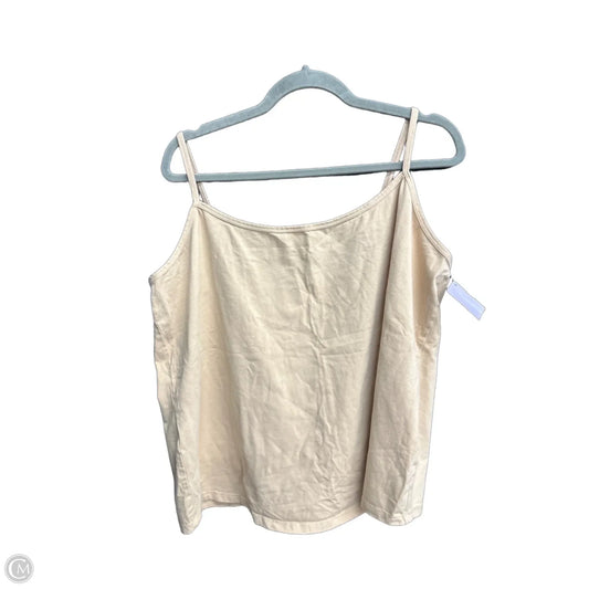 Tank Top By Lane Bryant In Tan, Size: 2x