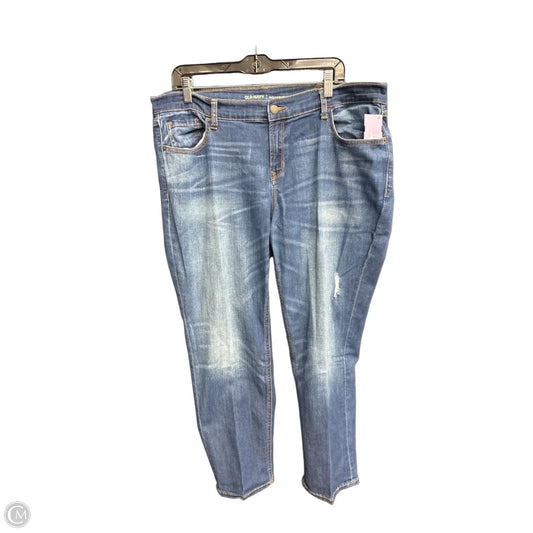 Jeans Boyfriend By Old Navy In Blue Denim, Size: 14