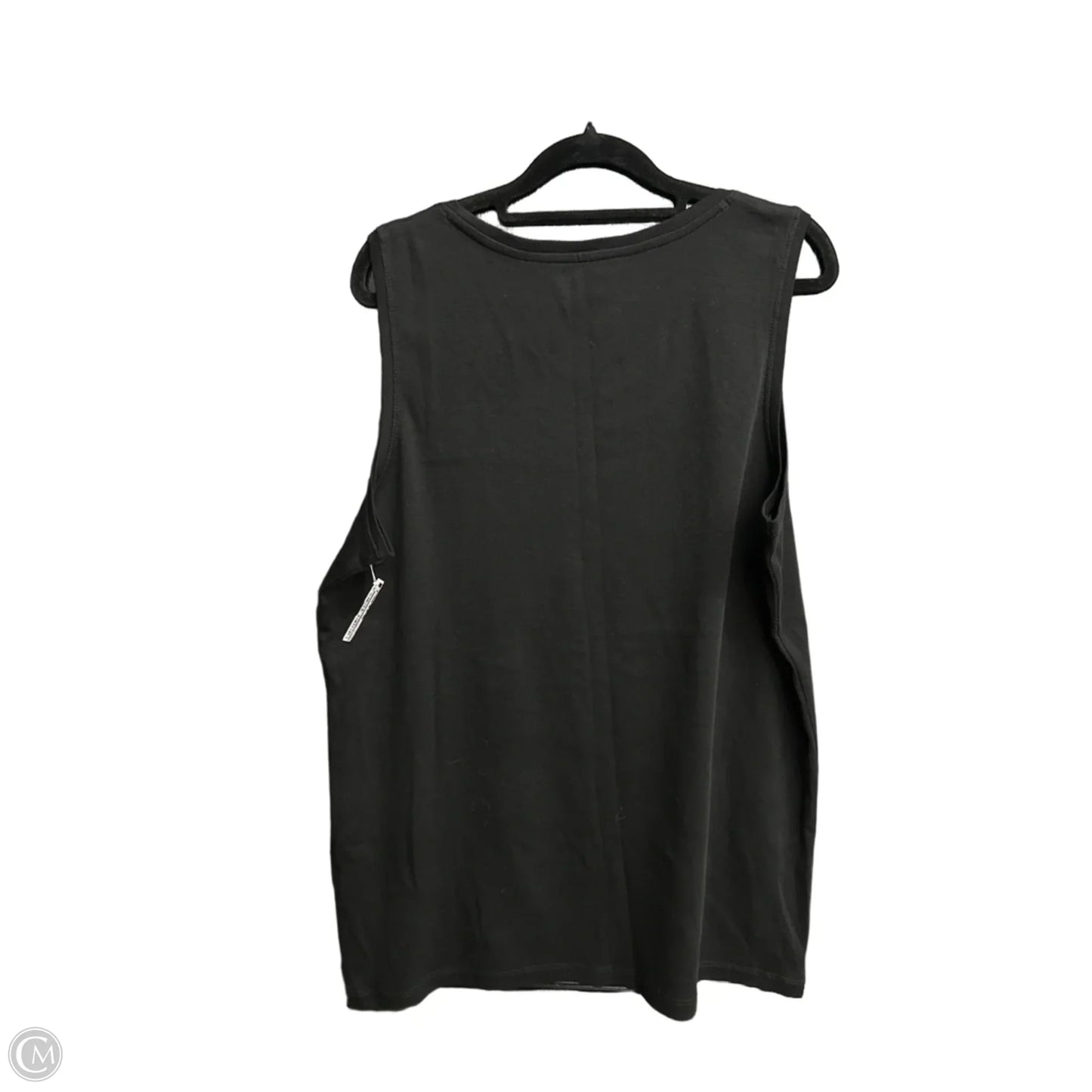 Top Sleeveless By Chicos In Black, Size: Xl