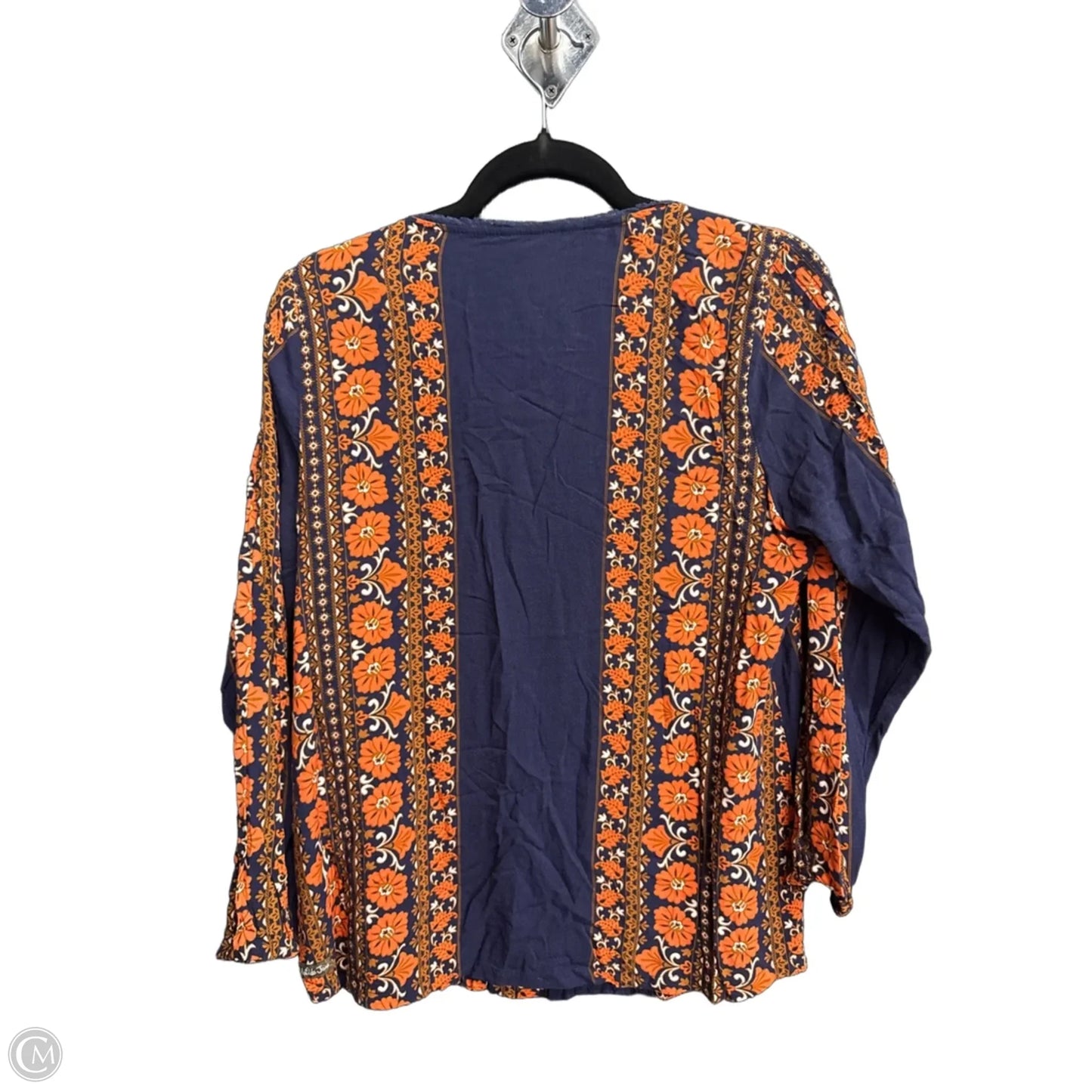Top Long Sleeve By Matilda Jane In Floral Print, Size: L