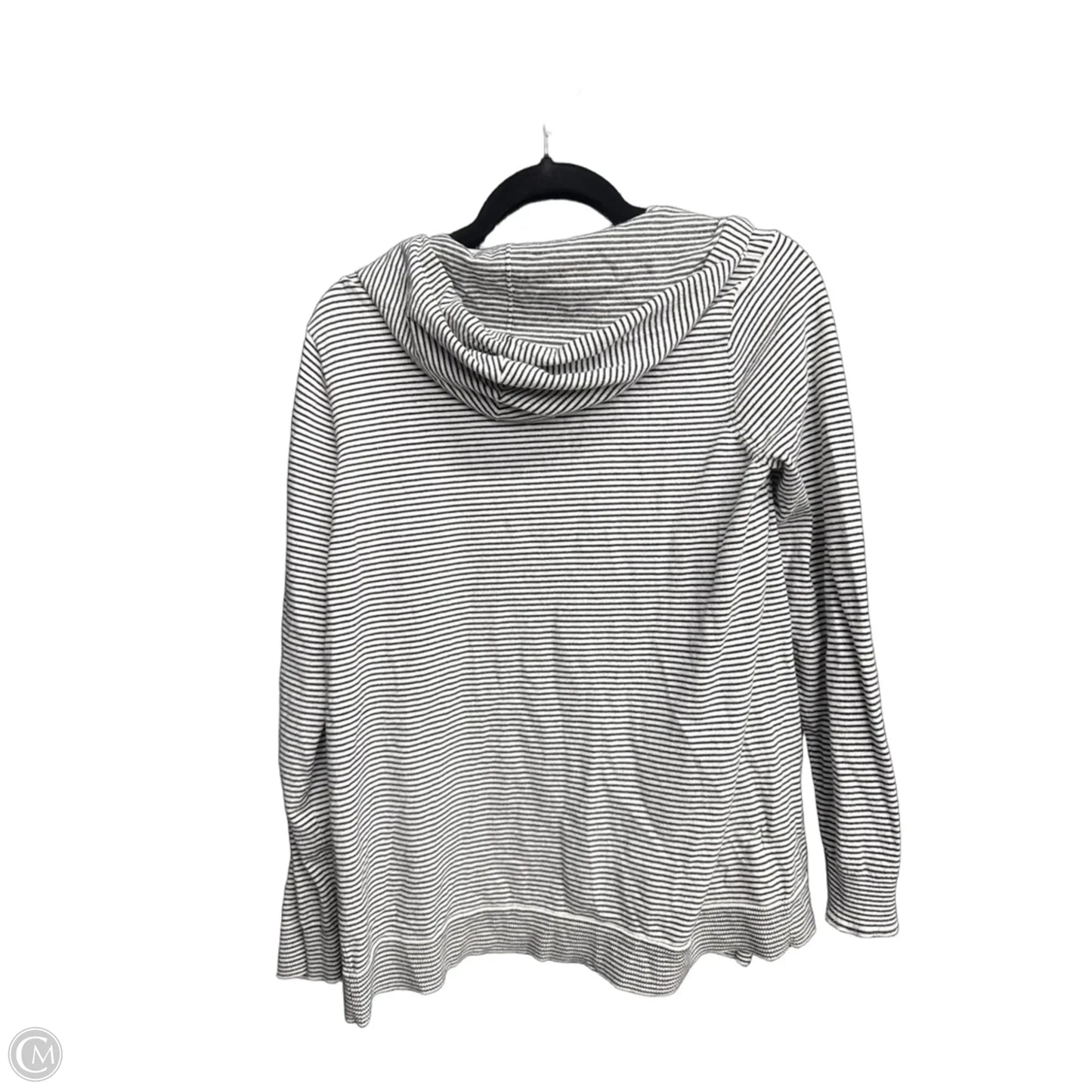 Cardigan By Loft In Striped Pattern, Size: M