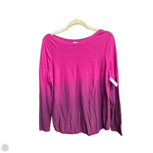 Top Long Sleeve By Chicos In Purple, Size: M