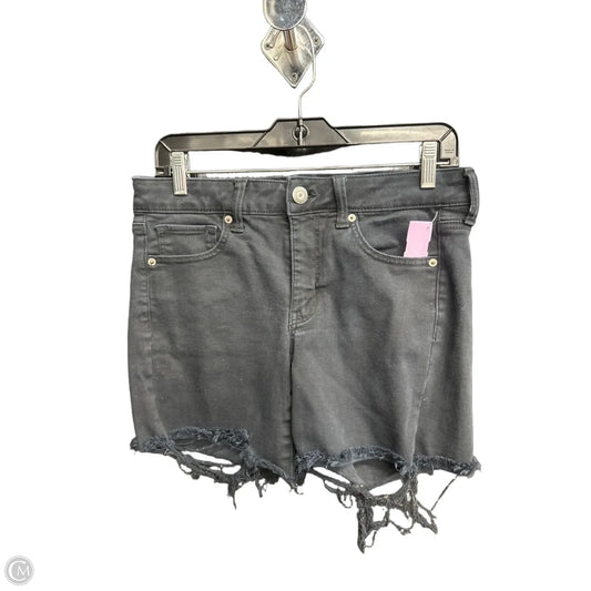 Shorts By American Eagle In Black Denim, Size: 10