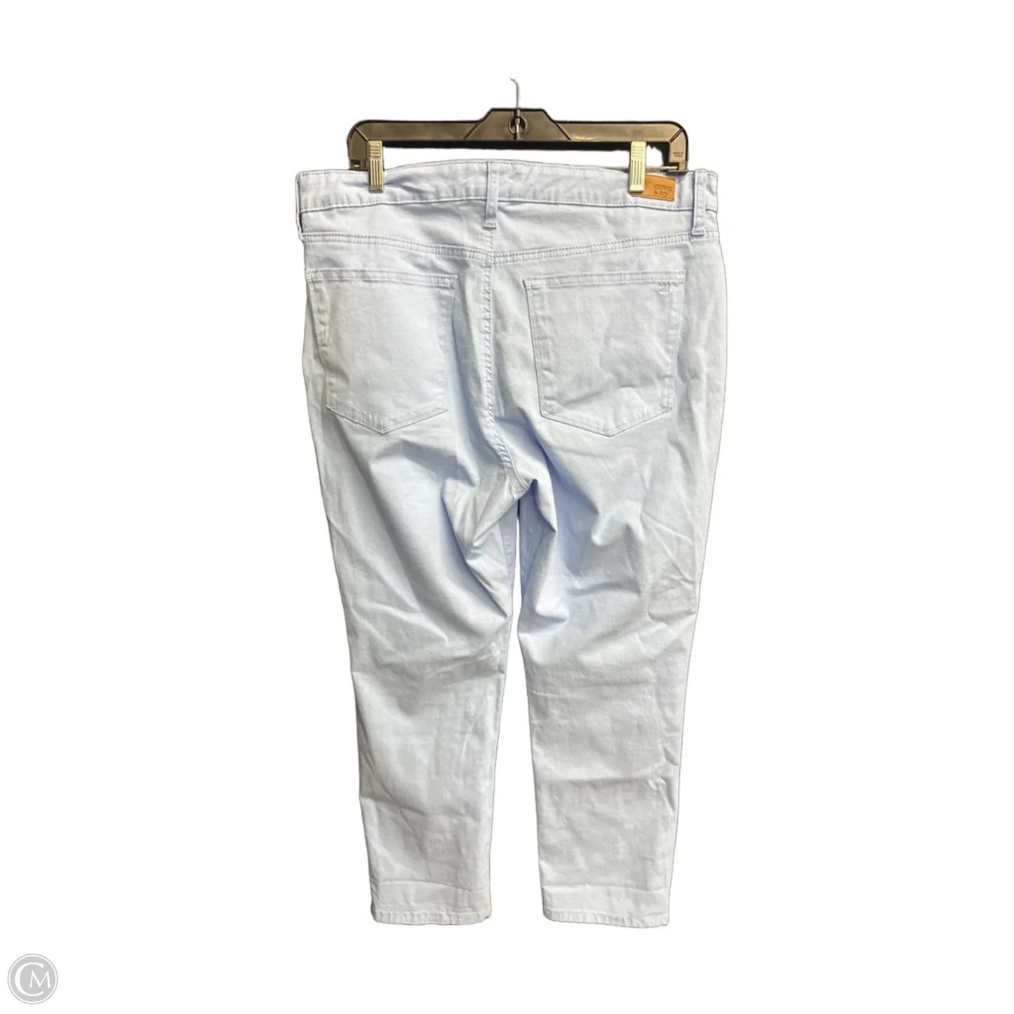 Jeans Straight By Crown And Ivy In Blue, Size: 14