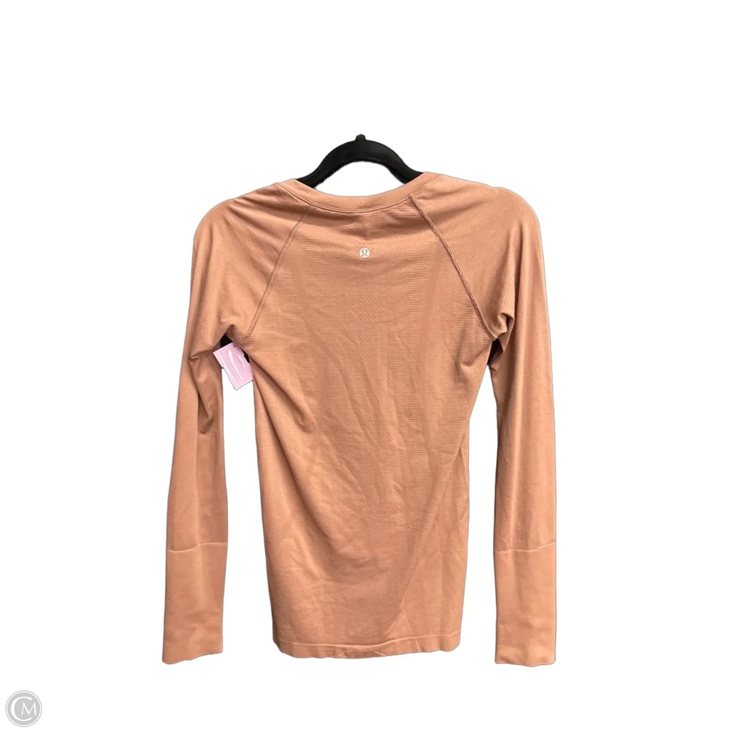 Athletic Top Long Sleeve Crewneck By Lululemon In Mauve, Size: S