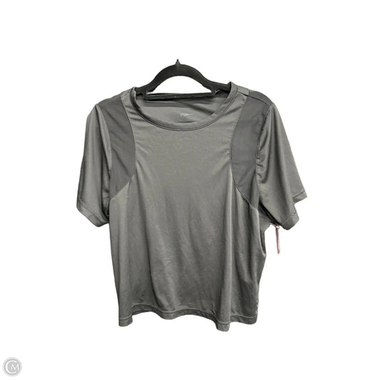 Athletic Top Short Sleeve By Nike In Black, Size: M