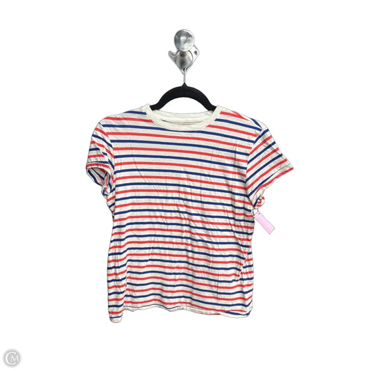 Top Short Sleeve Basic By Universal Thread In Striped Pattern, Size: Xs