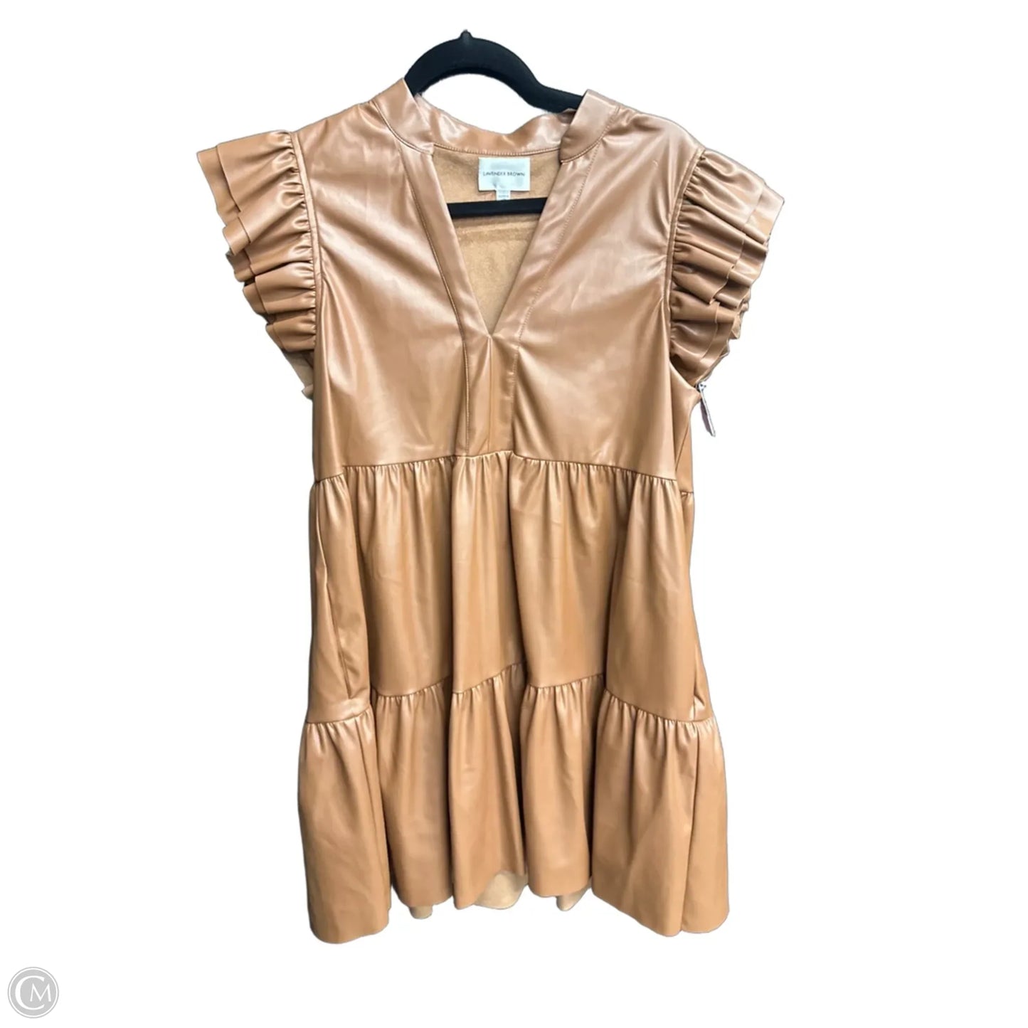Dress Casual Short By Clothes Mentor In Brown, Size: M