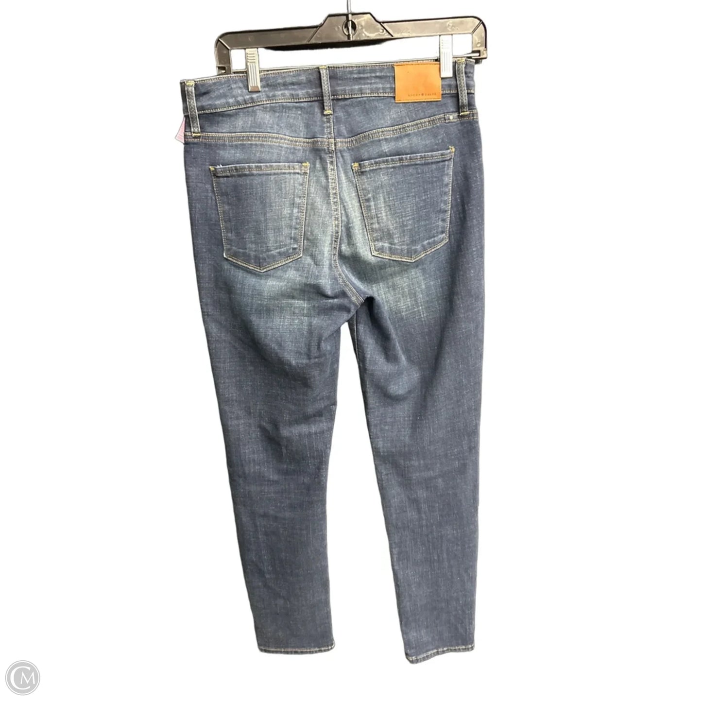 Jeans Skinny By Lucky Brand In Blue Denim, Size: 8